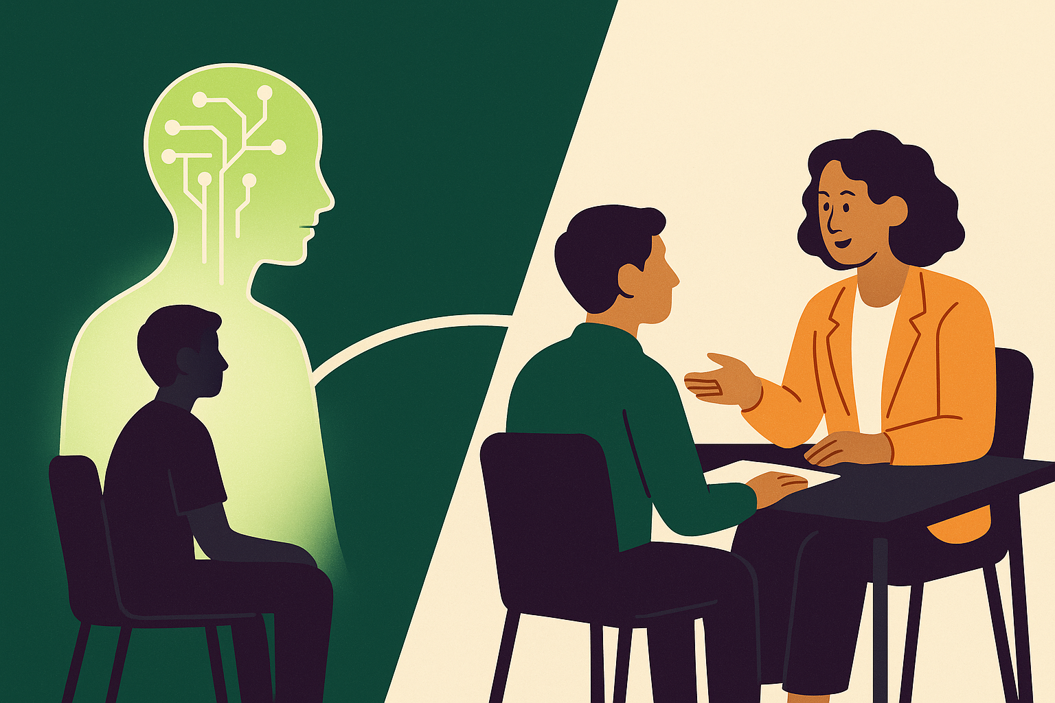 AI Career Coaching vs Human Career Coaching