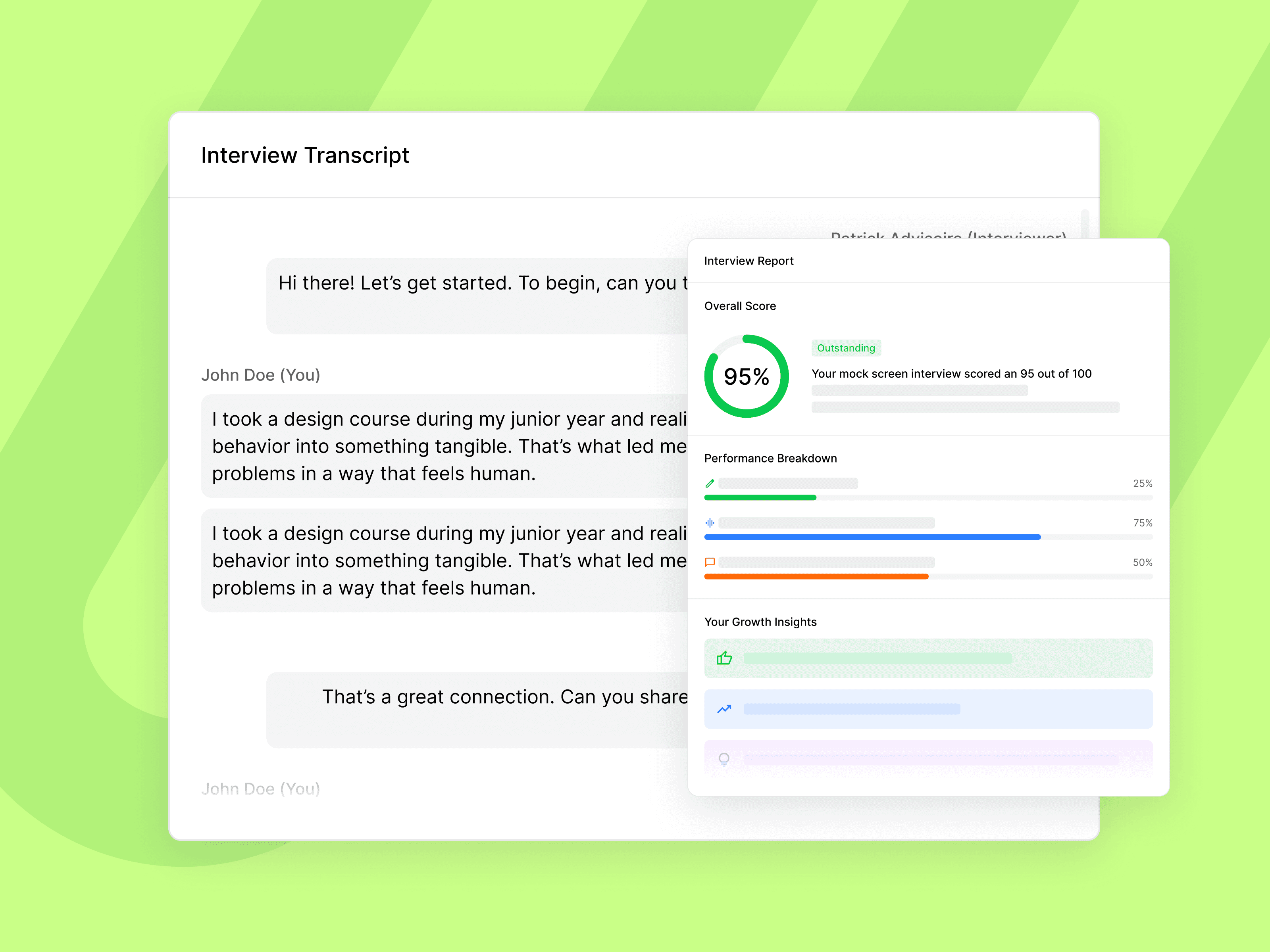 Hired step in the Prentus student journey